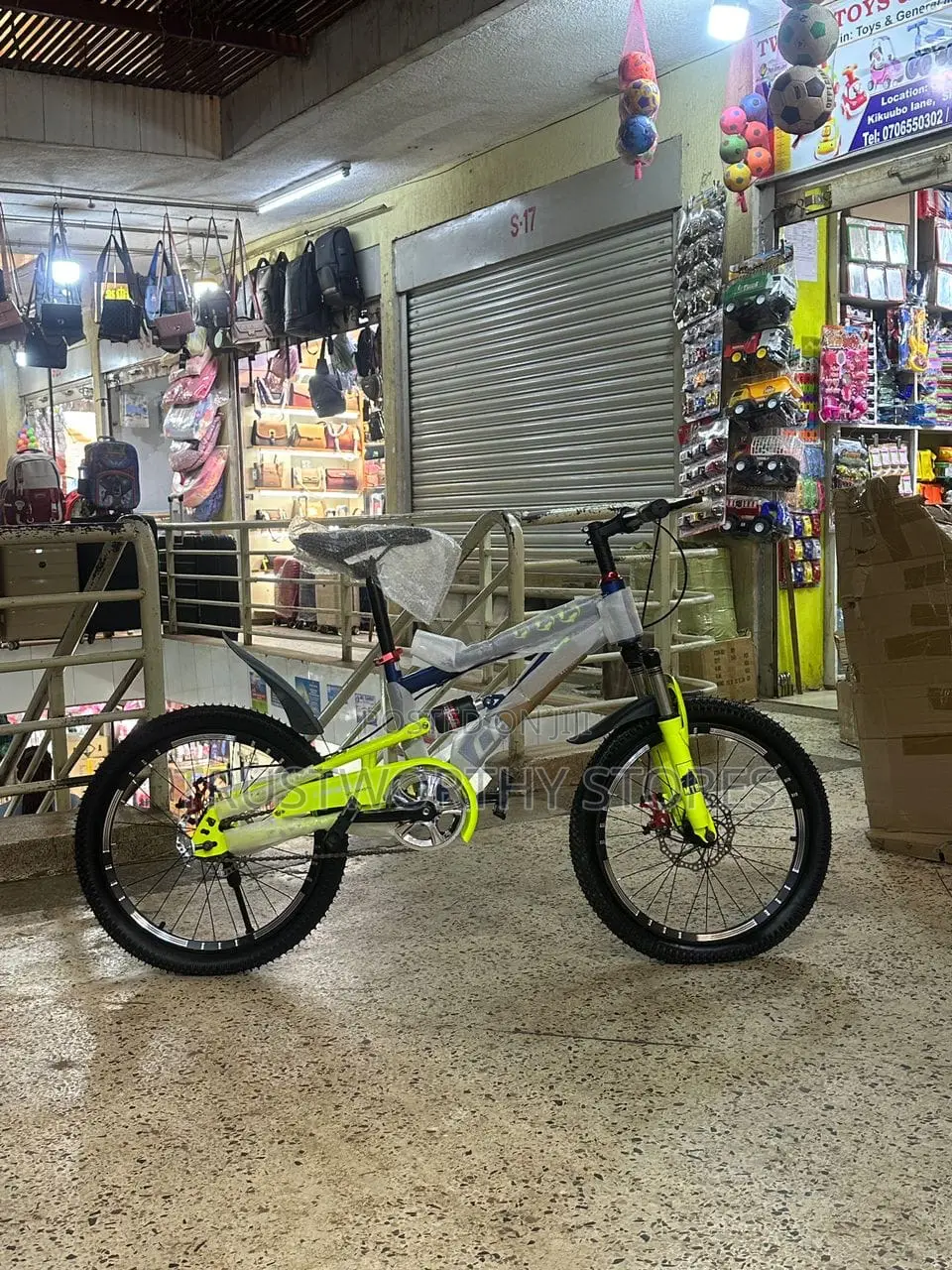 7-15years, Size 20 Adjustable Bicycle - Unisex