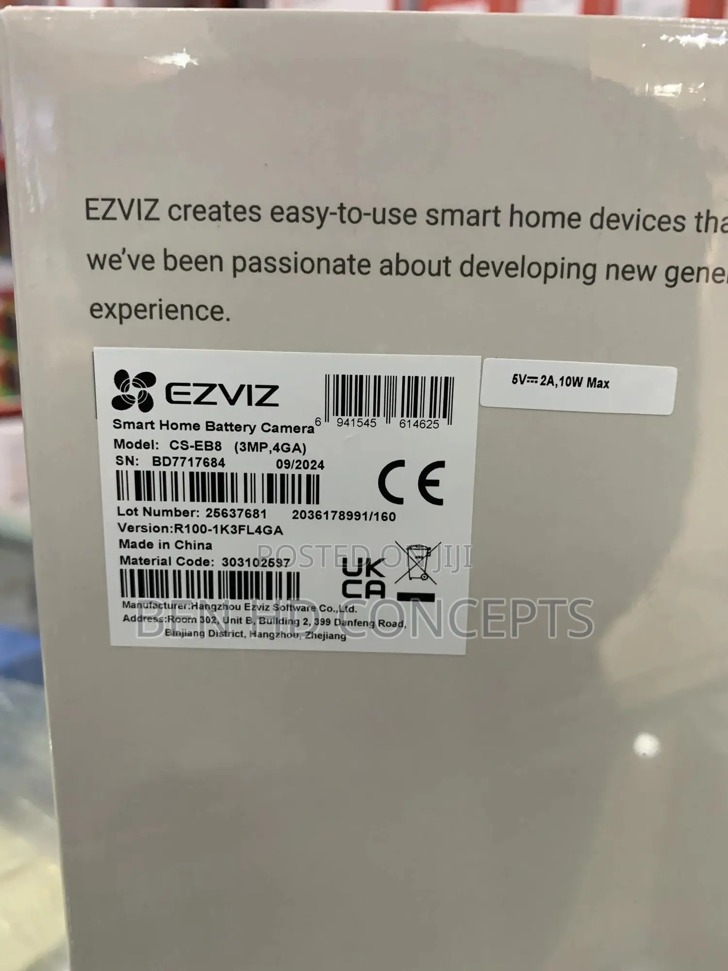 CCTV Camera Stand Alone Battery 4g Camera Ezviz