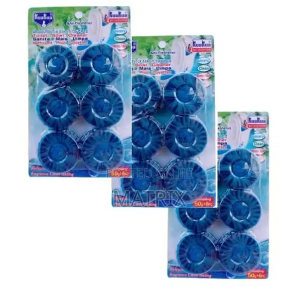 Pack of 3 Six in One Toilet Bowl Cleaner