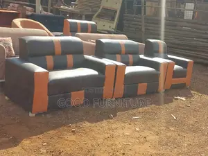 Amazing Leather Five Sitters Sofas Set