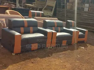 Amazing Leather Five Sitters Sofas Set
