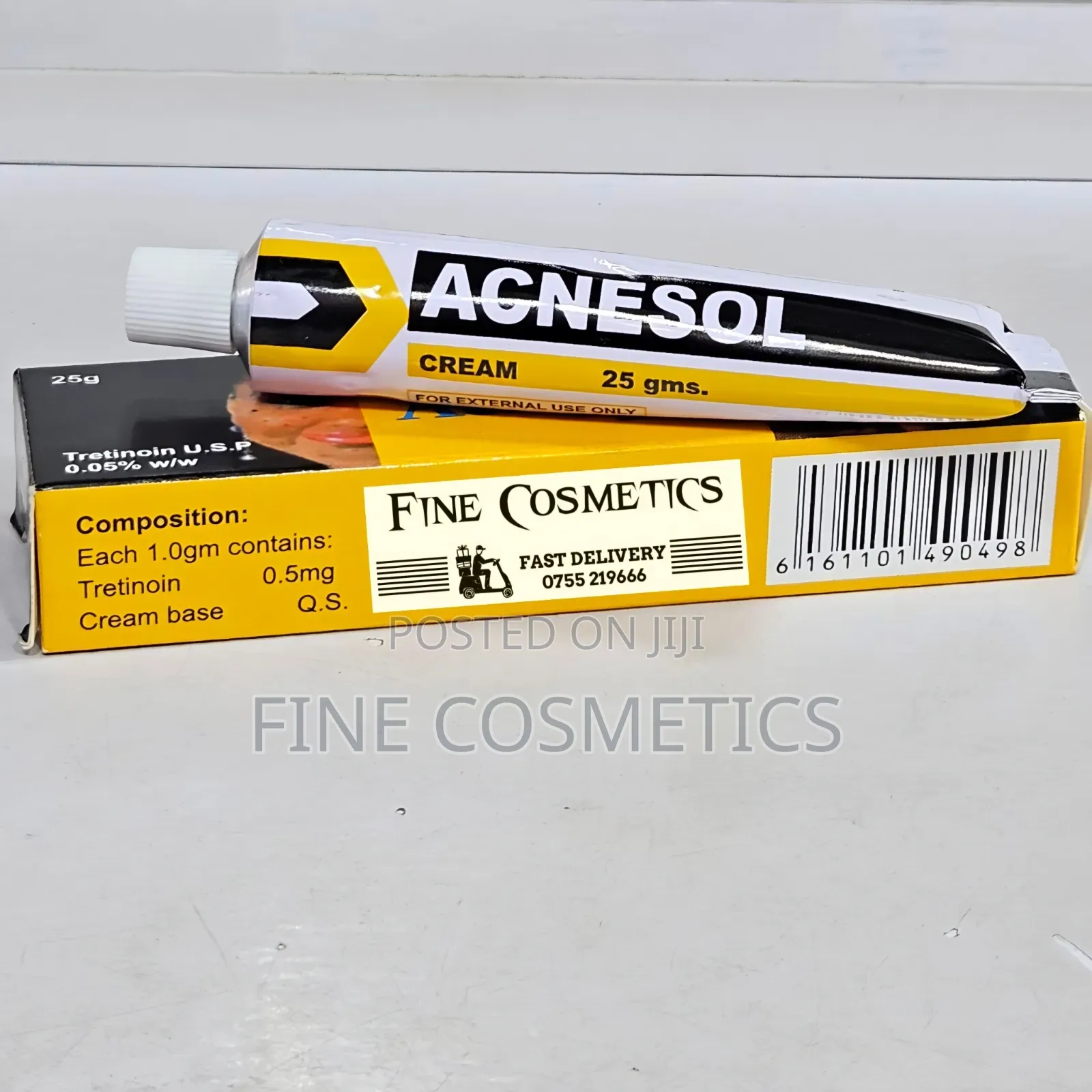 Original Acnesol Cream, Tretinoin 0.05 Real Pimple Treatment Acne Tube