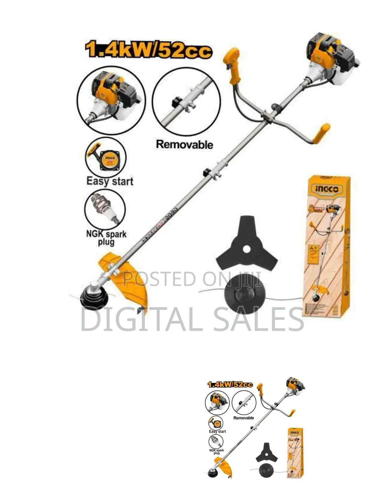 Ingco GBC - Gasoline Grass Trimmer and Bush Cutter