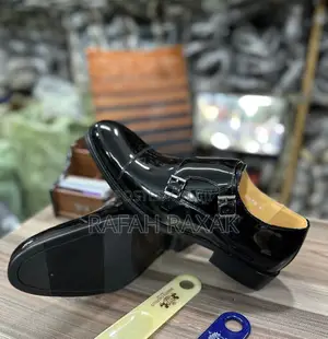 Original Renato Castello Double Buckle Monk Strap Shinny Oxford Shoes
