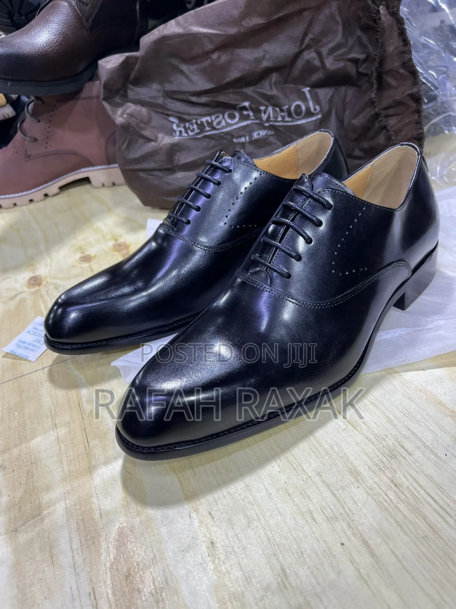 Original Men’S Super Classic Black John Foster Gentle Office Shoes