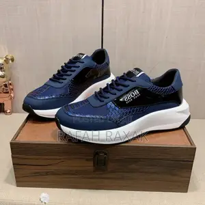 Original Men’S Classic Blue Boss Hugo Boss Luxury Sneakers
