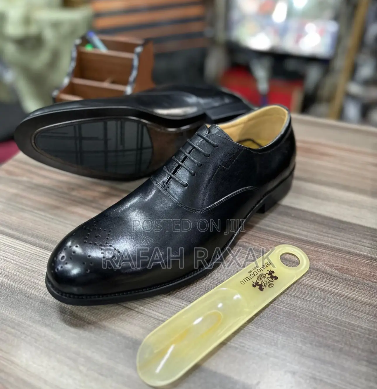 Original Men’S Black Renato Castello Formal/Gentle Office Shoes