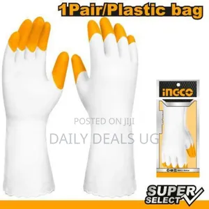 Ingco Hgvp03-pvc Gloves-orange