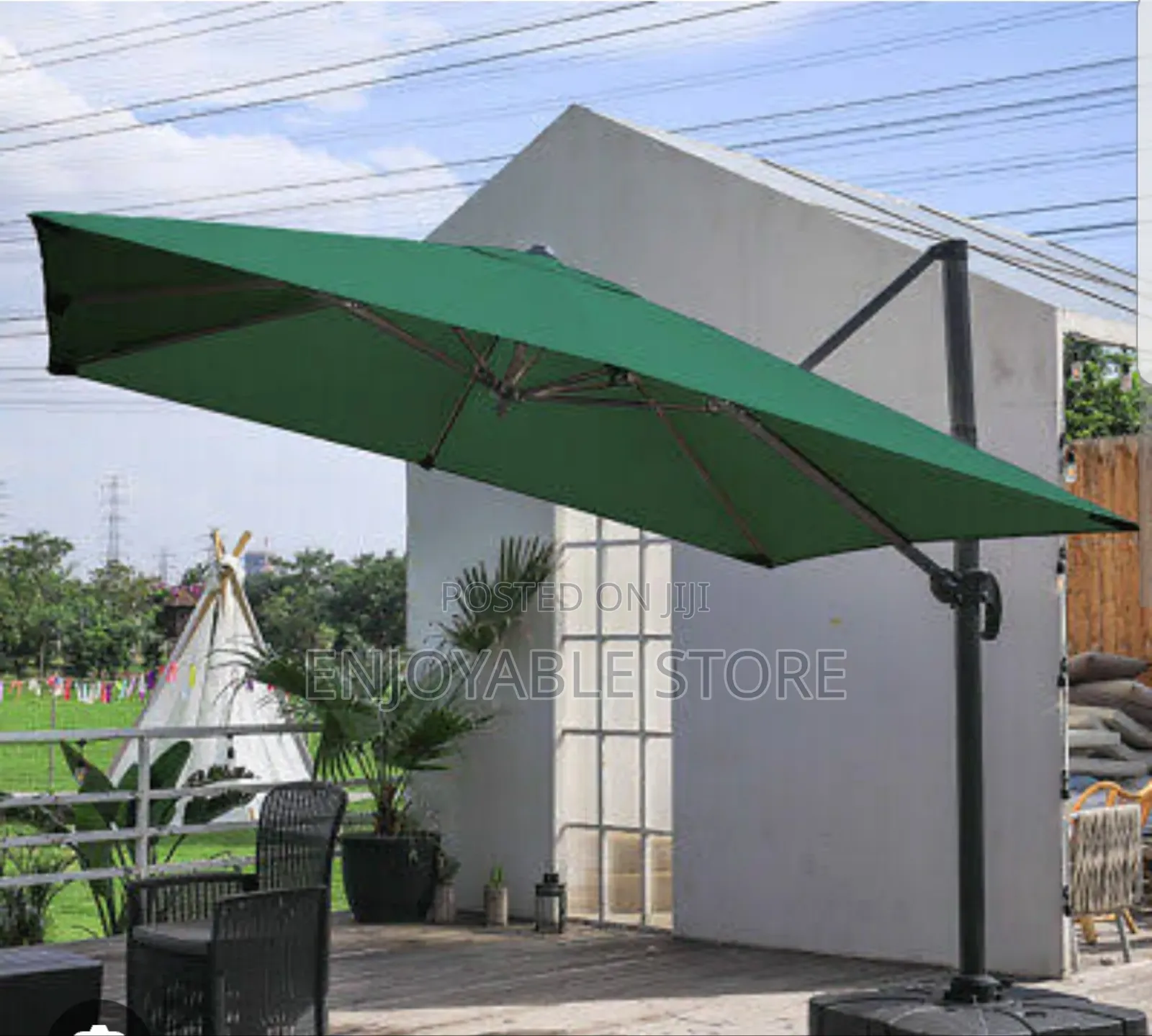 Garden Business Umbrella Supported Base