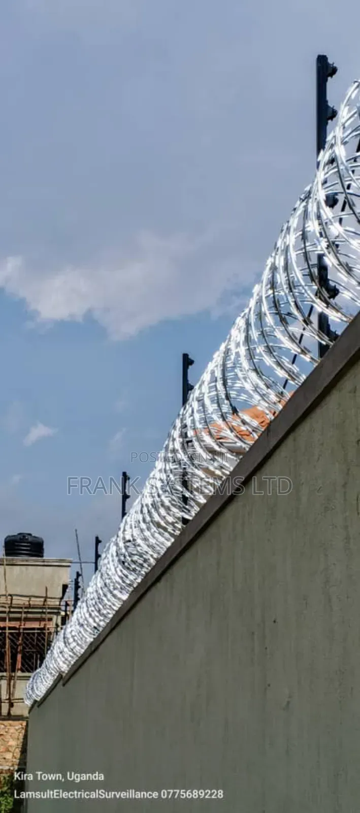 Electric Fence With Bigger Blades Razorwire , Bulindo