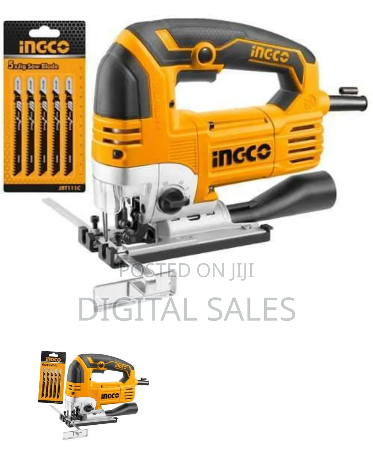 Ingco Jig Saw Js80068 - Orange / Black