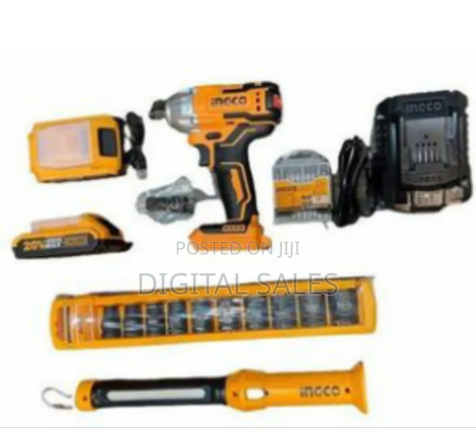 Ingco Ciwli2001 Cordless Lithium-Ion Impact Wrench