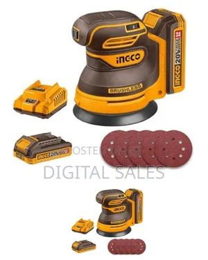 Ingco 20v Cordless Brushless Random Orbit Sander 125mm