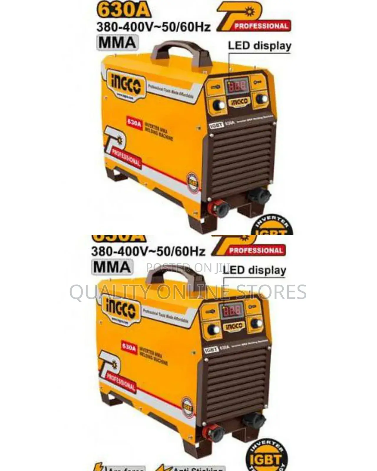 Ingco Inverter Mma Welding Machine 630 Ampere Ing-Mma6308