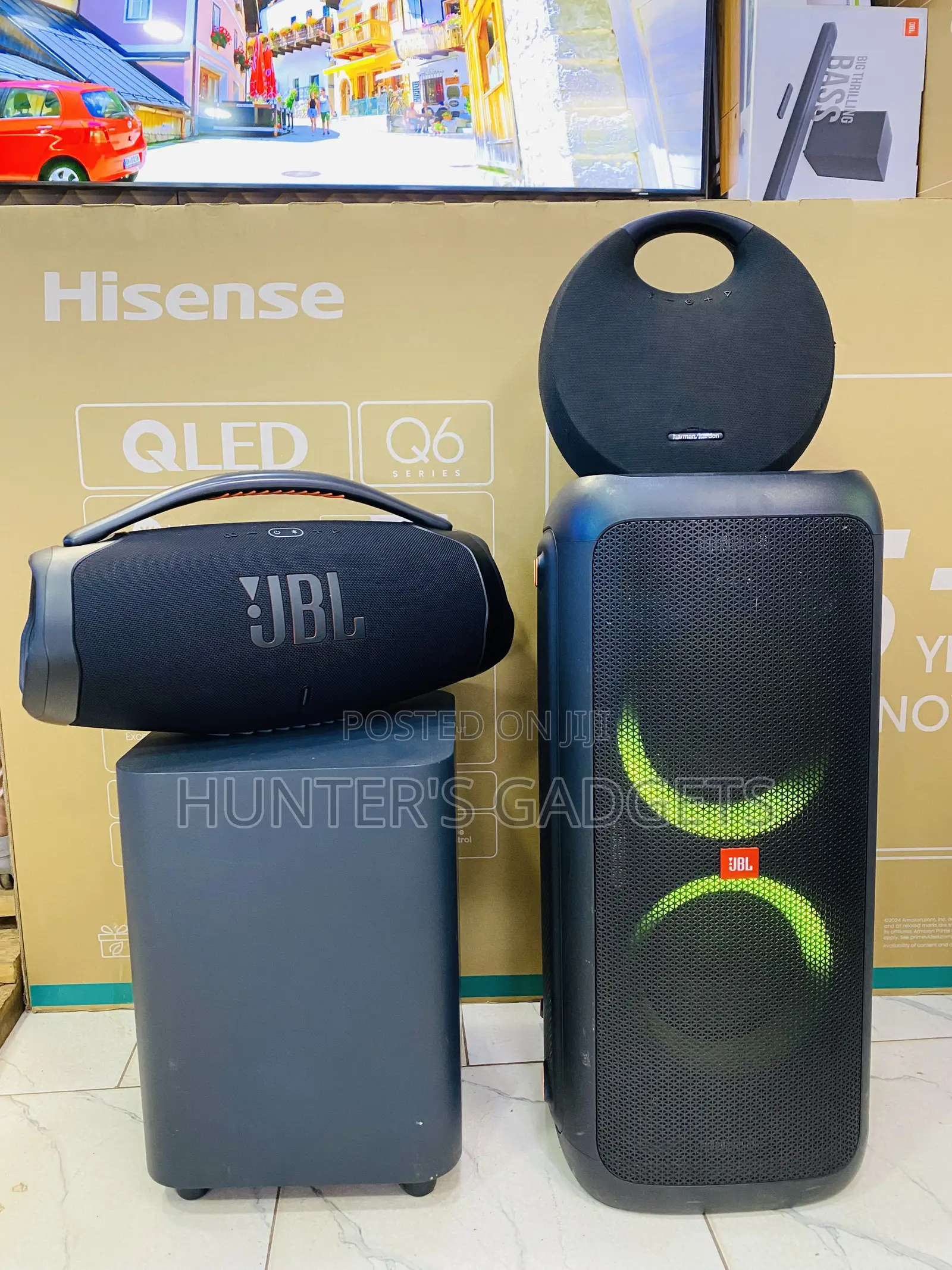 JBL Boom ,Jbl Party , Onyxstudio6 At