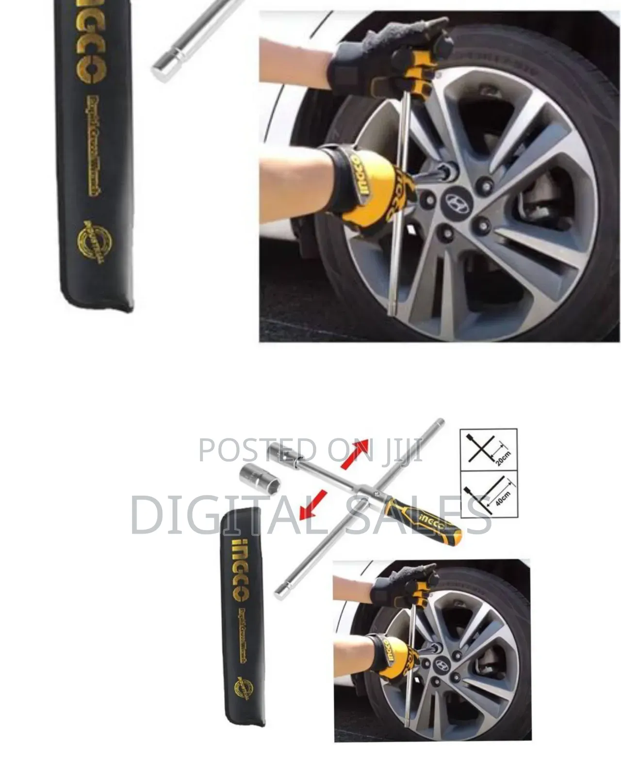 Ingco Hrcw40231 Rapid Cross Wrench