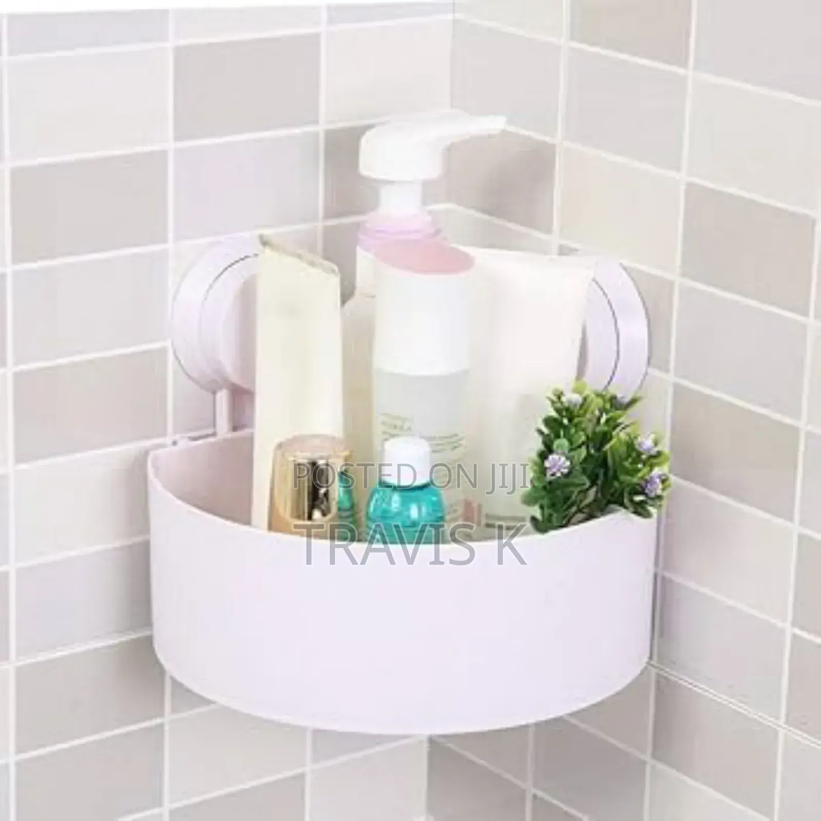 Triangle Plastic Corner Shelf