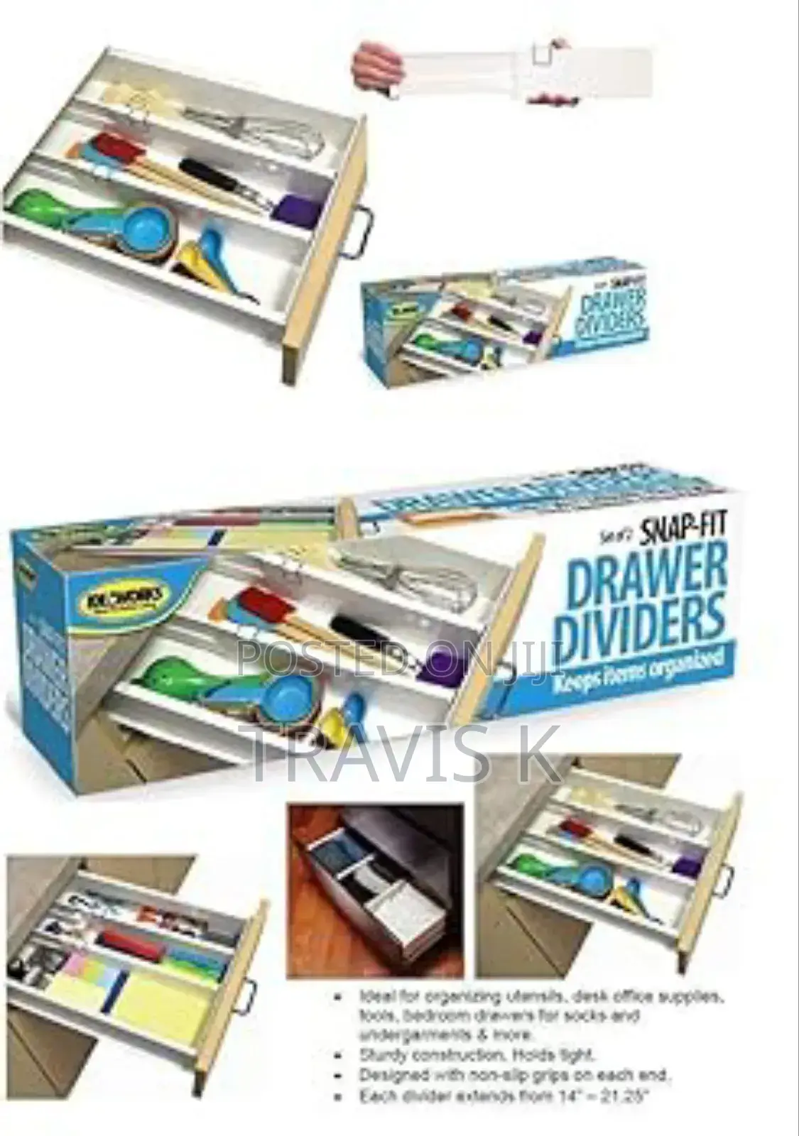 Adjustable Kitchen Drawer Divider