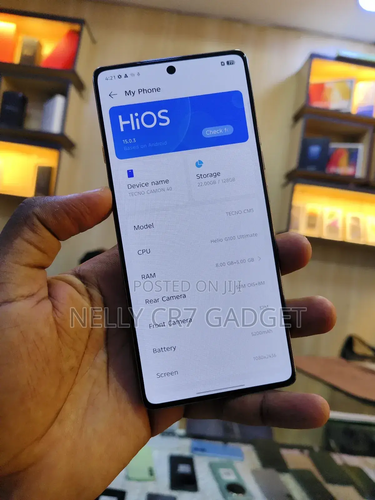 Tecno Camon 40 128 GB White