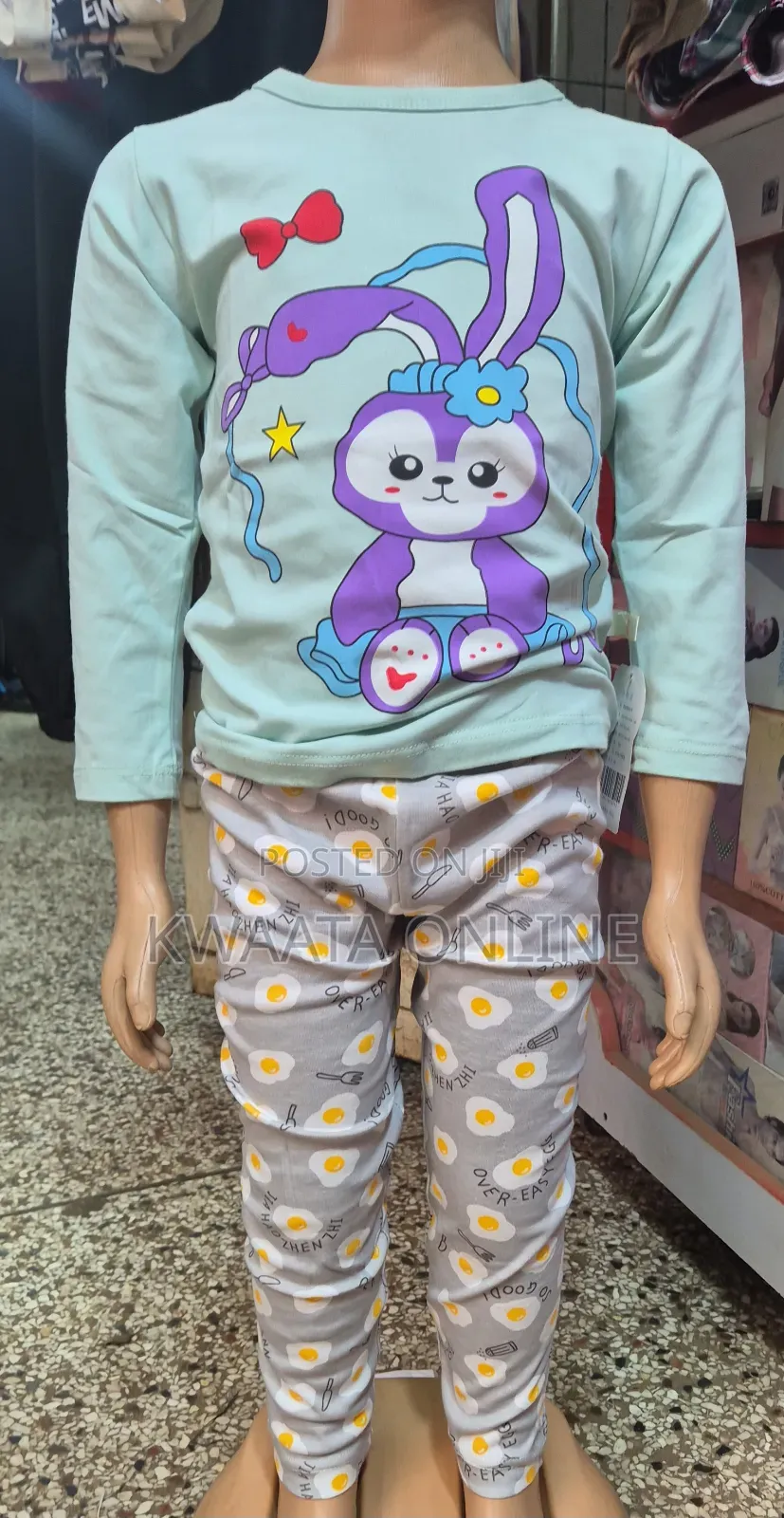 Cotton Full Sleeves Pajama Set For Girls And Boys