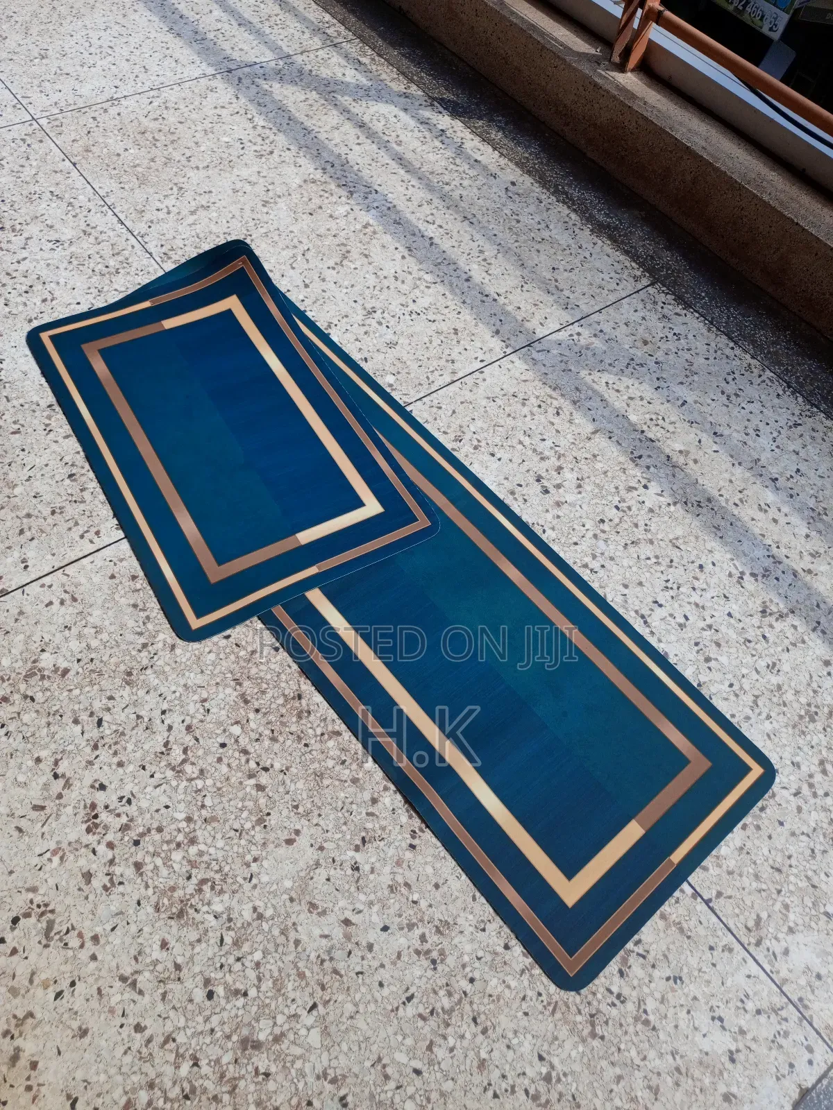 Rubber Kitchen Mat (2pcs)