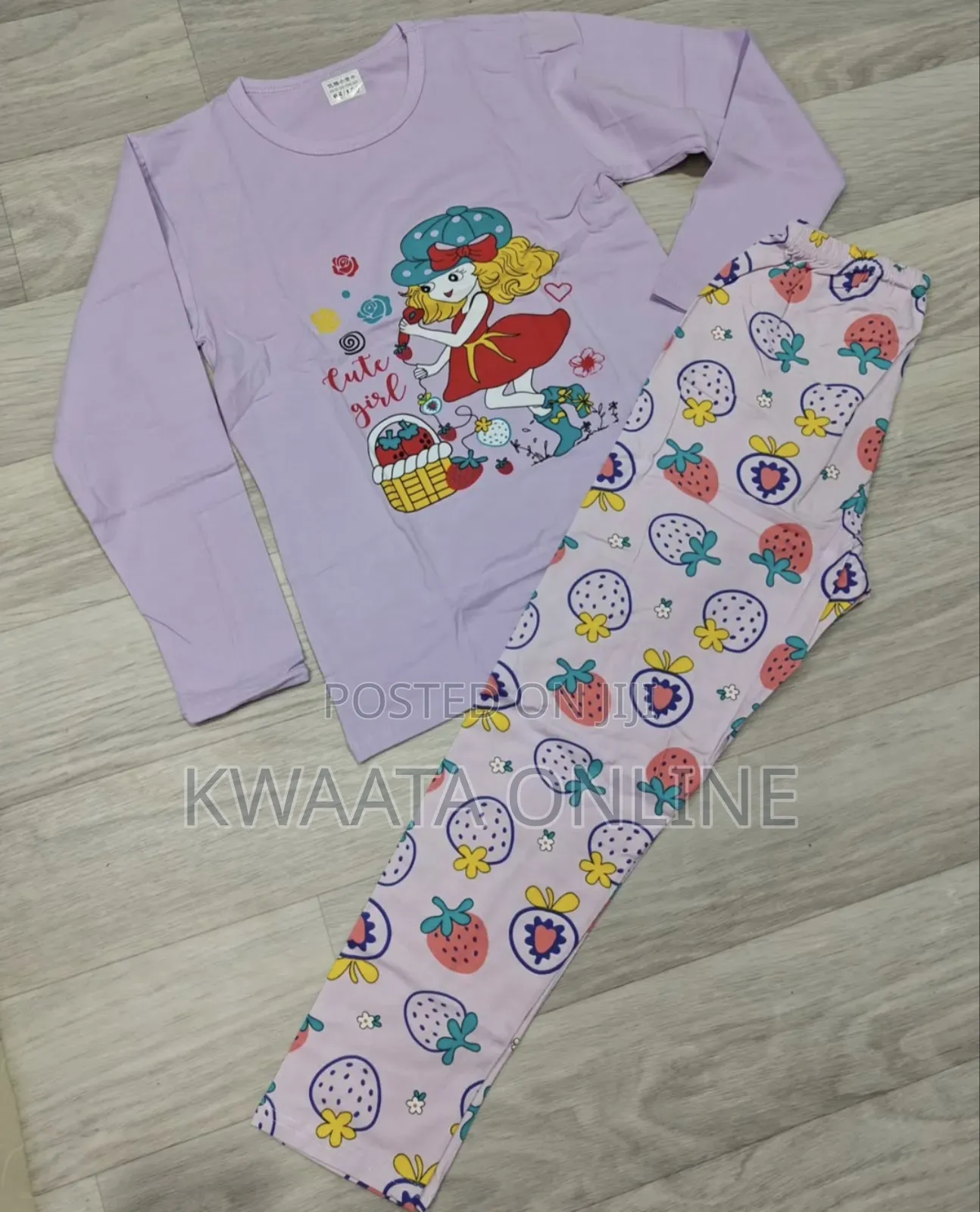 Cotton Full Sleeves Pajama Set For Girls And Boys