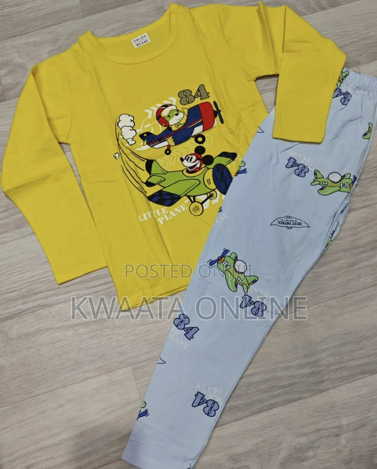 Cotton Full Sleeves Pajama Set For Girls And Boys