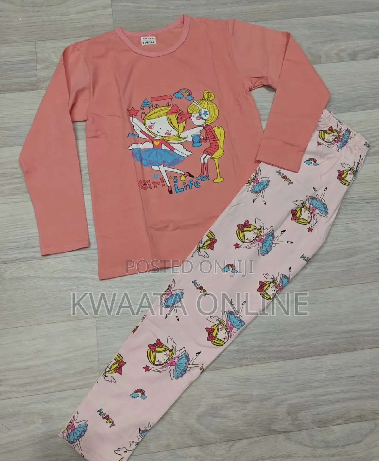 Cotton Full Sleeves Pajama Set For Girls And Boys