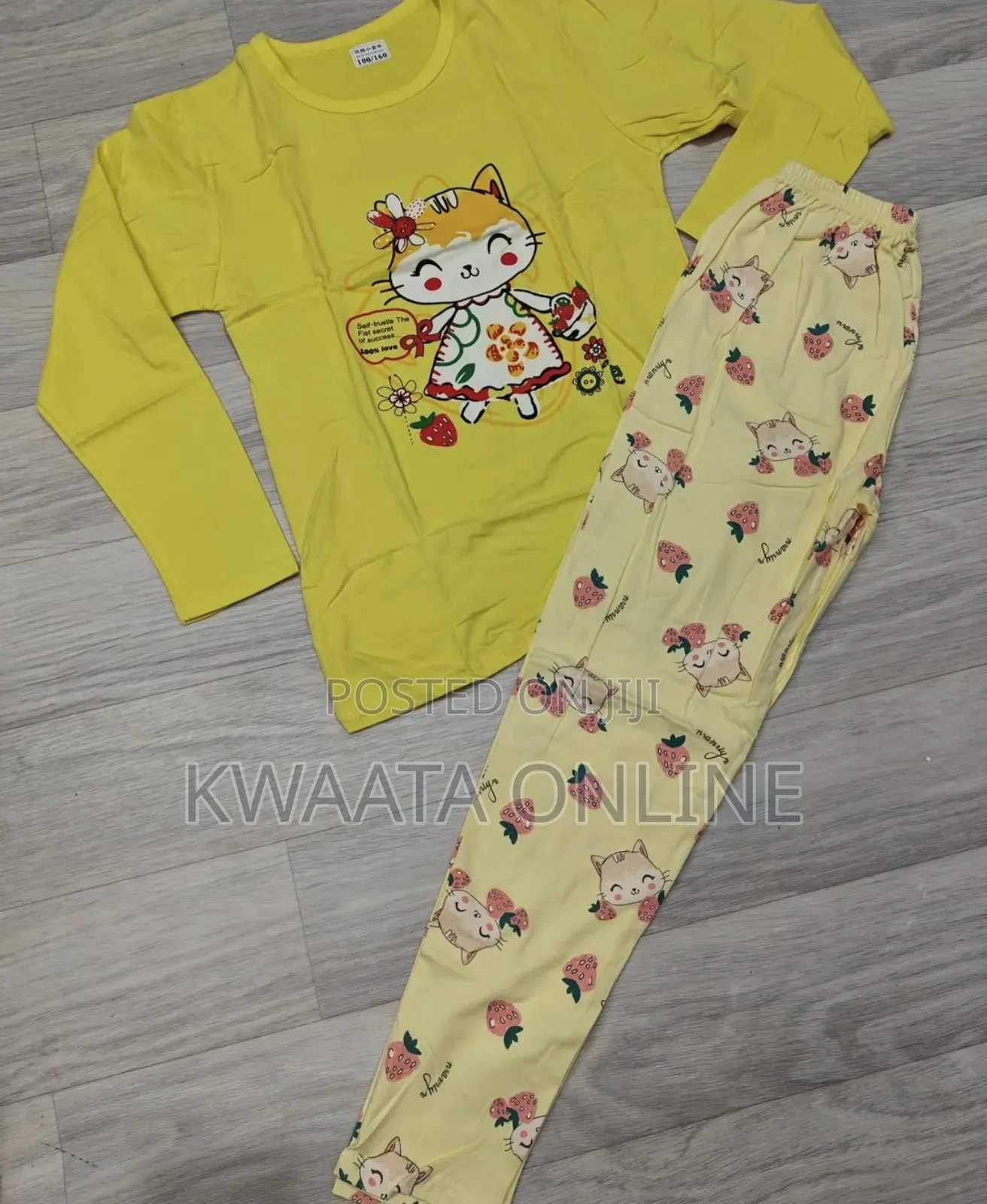 Cotton Full Sleeves Pajama Set For Girls And Boys