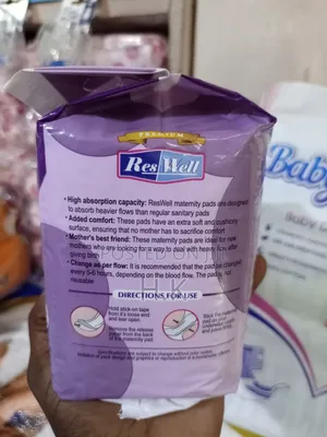 Reswell Maternity Pads.