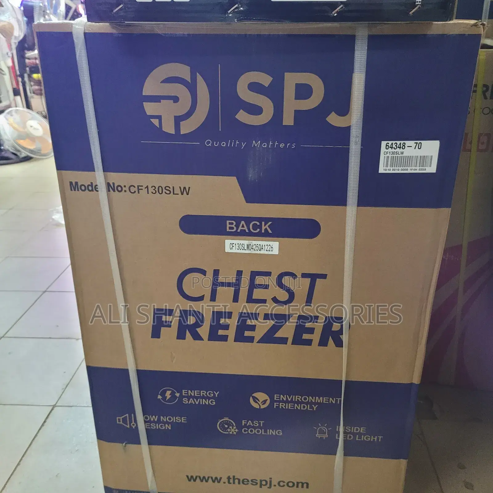 SPJ 130l Chest Freezer Refrigerator, 130l SPJ Chest Freezer