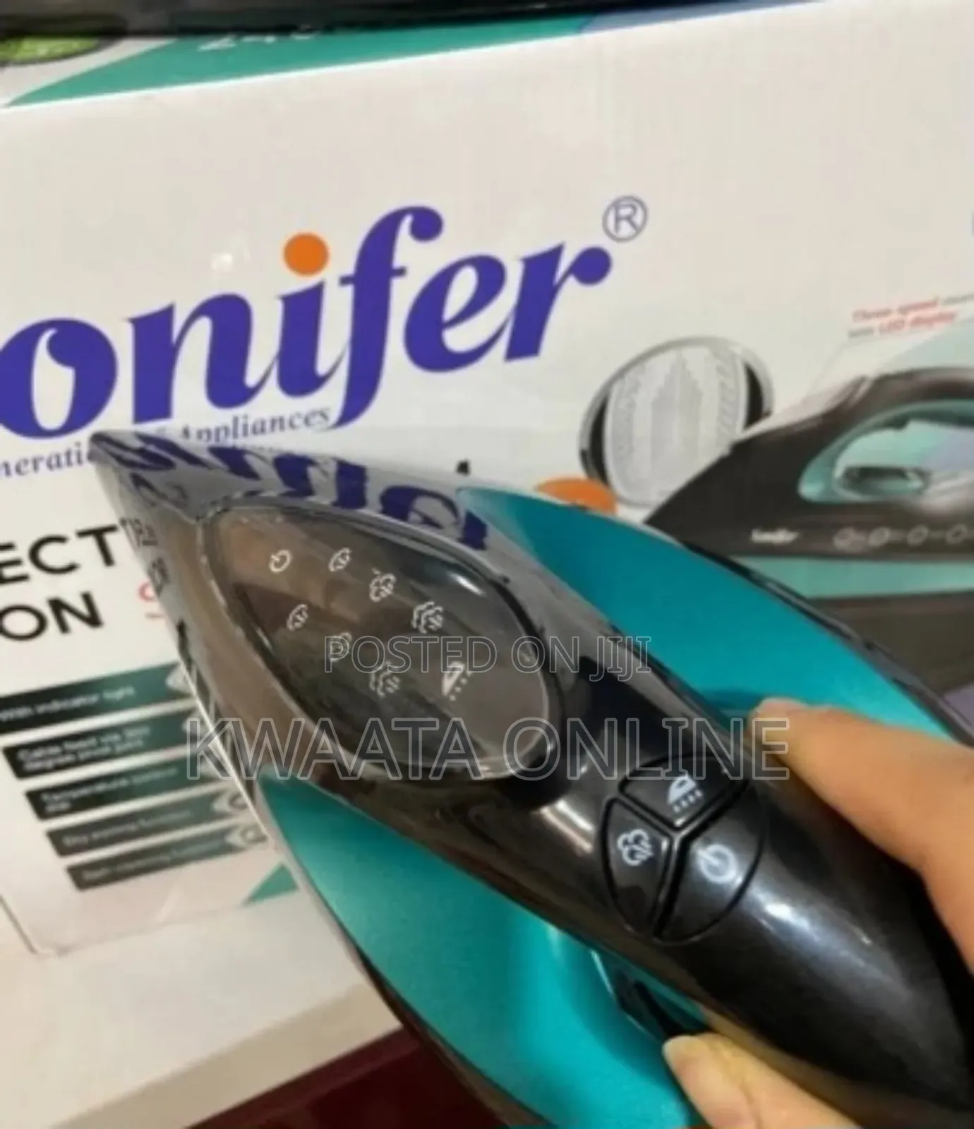 Sonifer Sf-9112 Wireless Ceramic Steam Iron Cordless Garment Electric