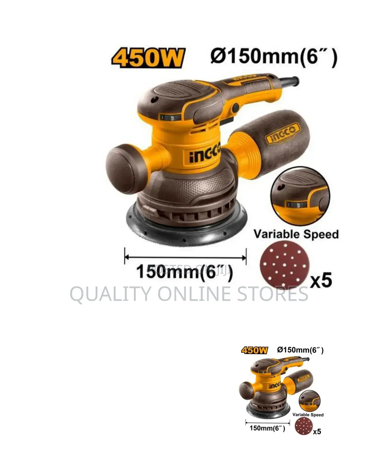 Ingco Rotary Sander Voltage