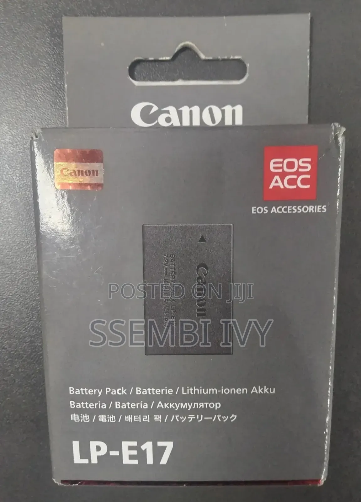 Canon Lp-E17 Original Camera Battery