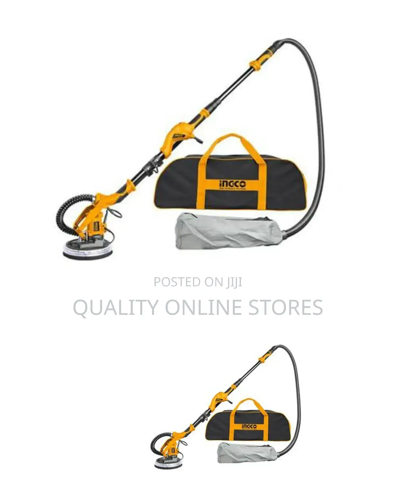 Ingco Drywall Sander 1050w With Led Light and Dust Bag