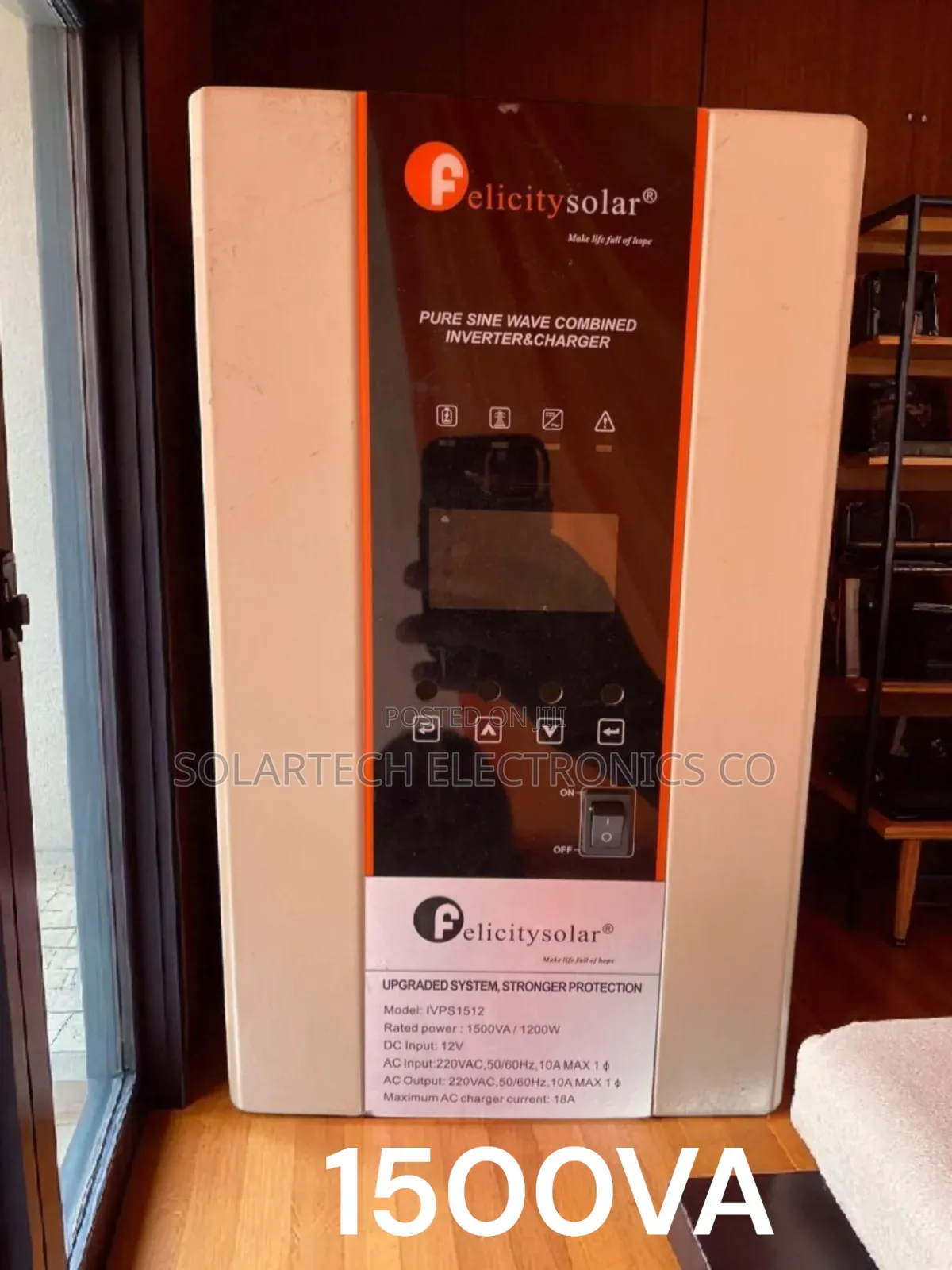 Felicity 1.5kva 1200w 12v Inverter for Backup