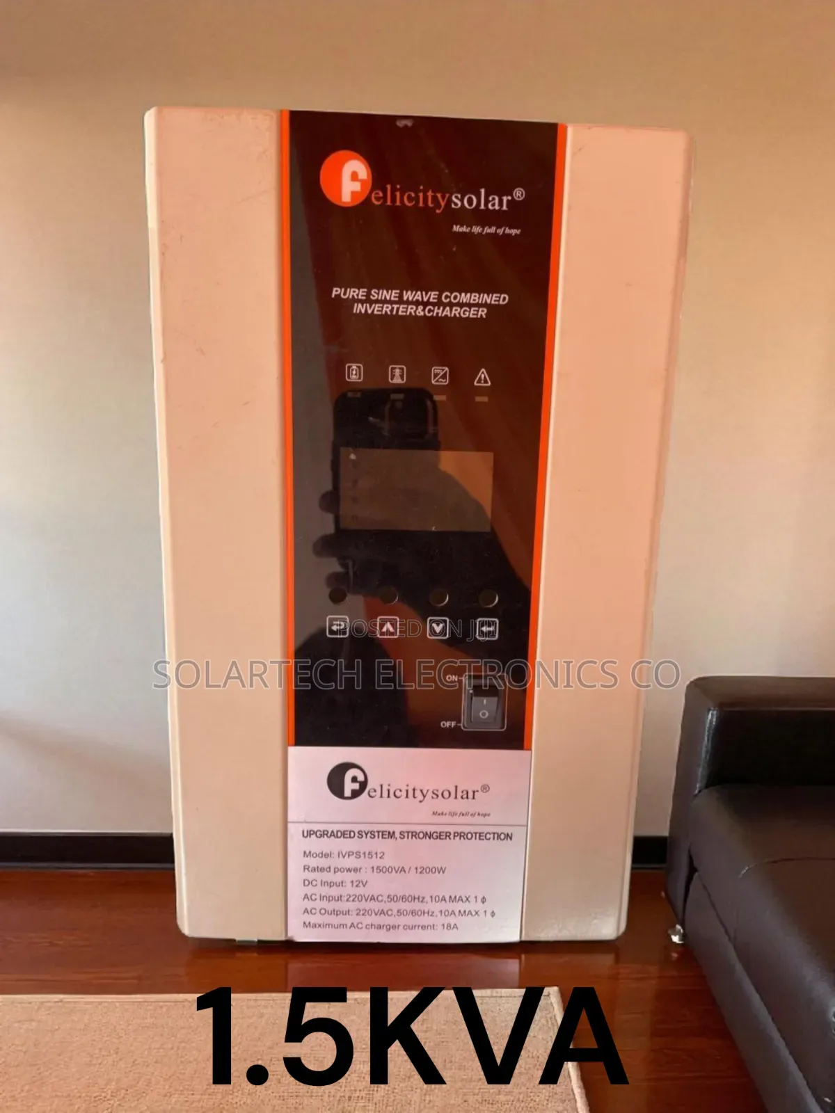 Felicity 1.5kva 1200w 12v Backup Inverter - Off-Grid