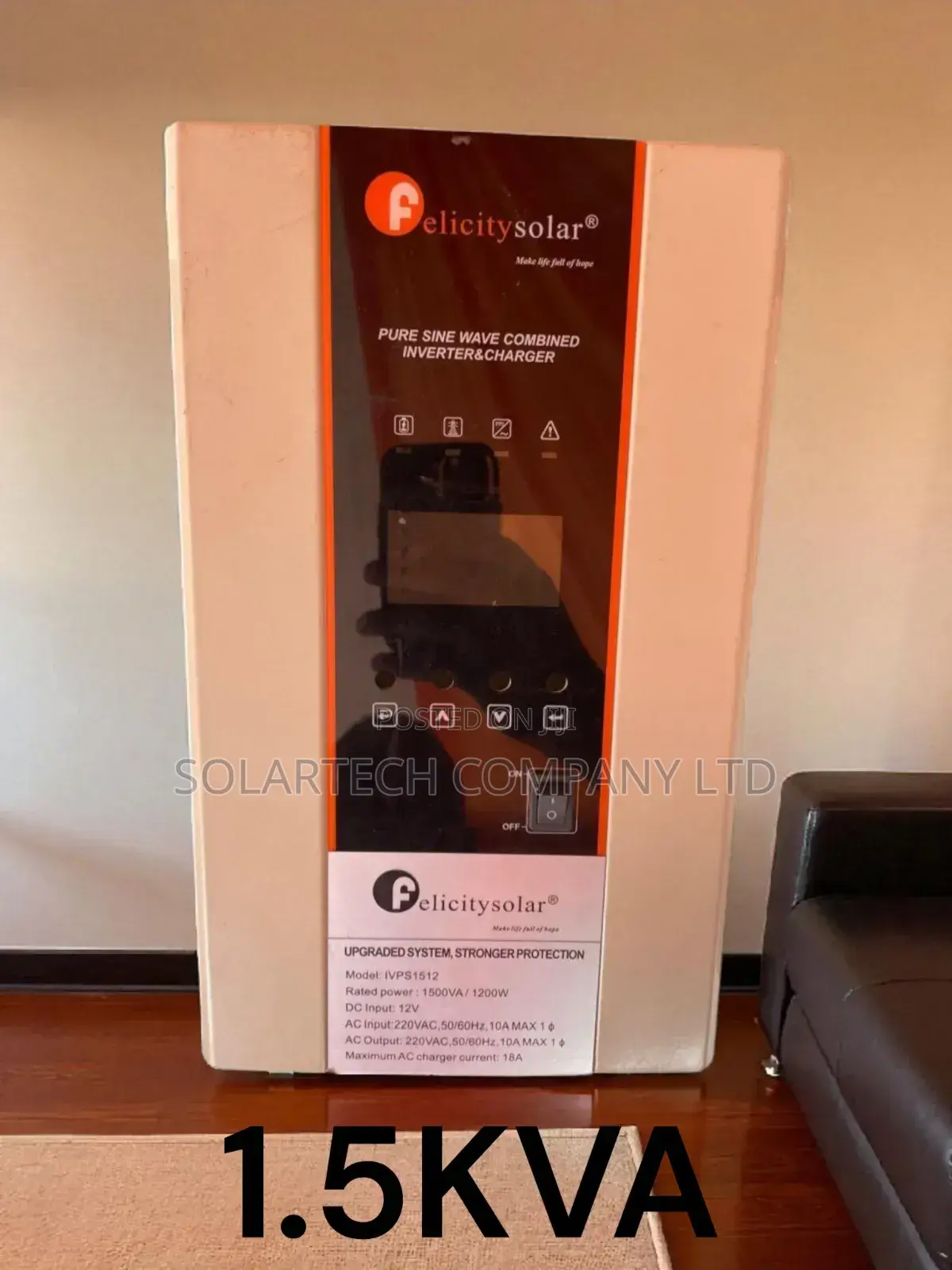 Felicity 1.5kva 1200w 12v Backup Inverter - Off-Grid