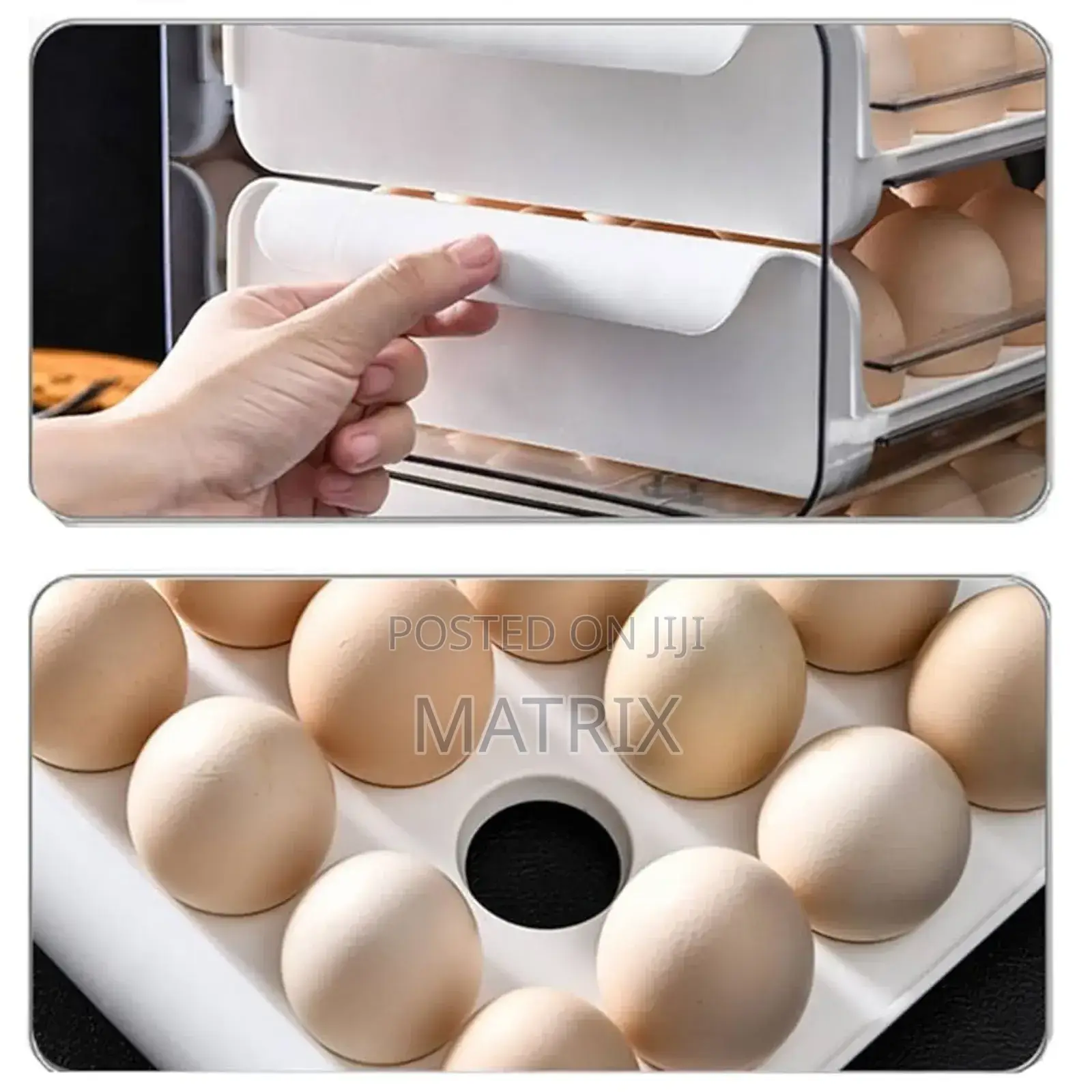 Double Layered Modern Egg Storage