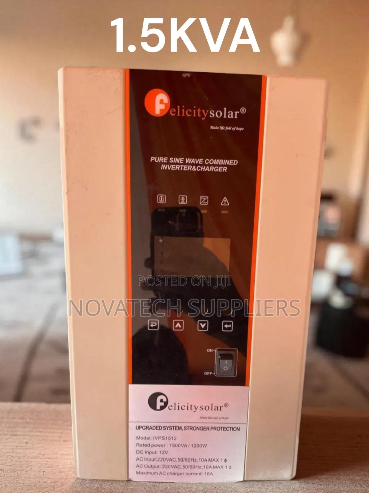 Felicity 1200w 12v Inverter for Home Business (1.5kva)