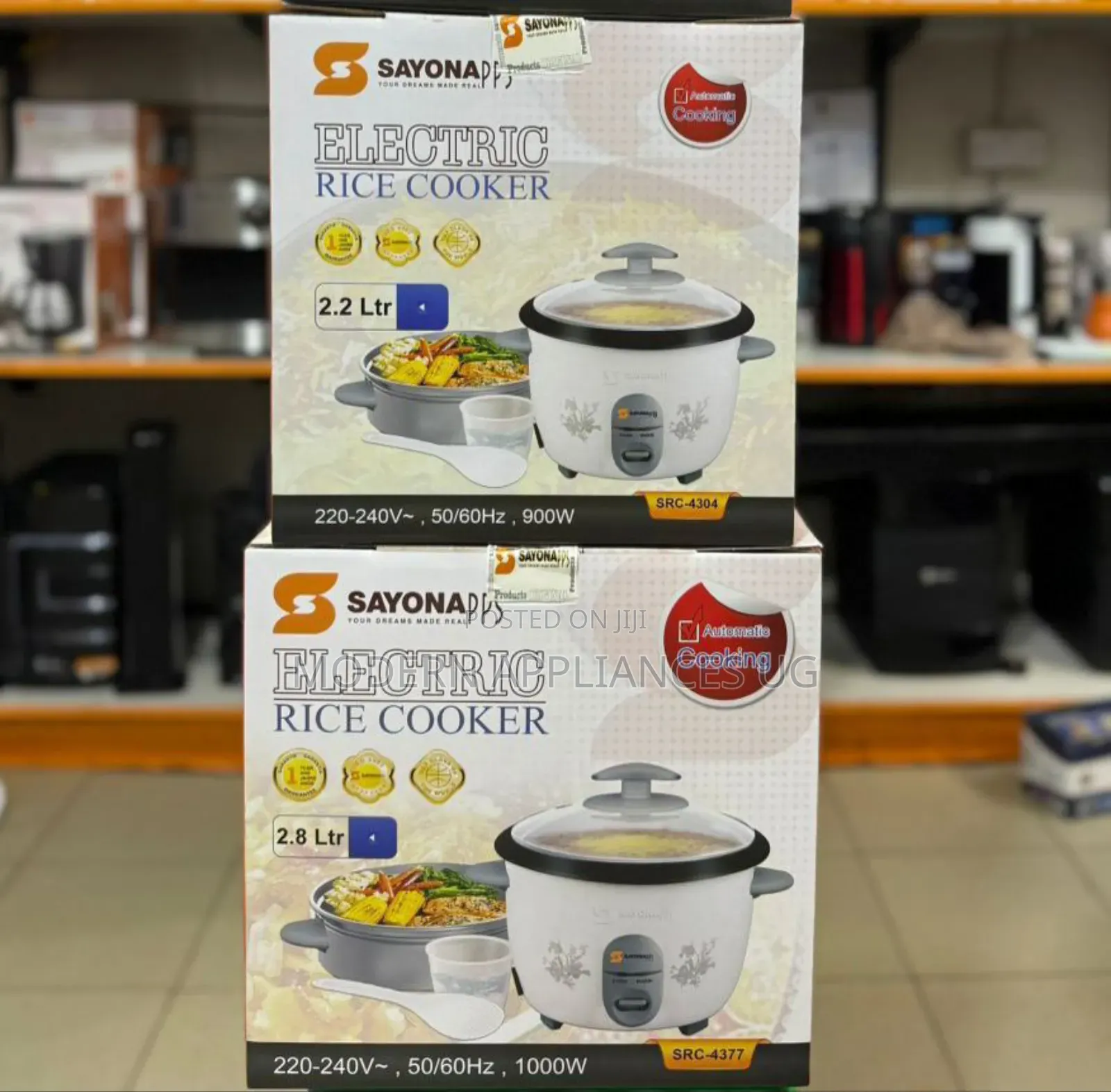 Sayona 2.2 Litres Rice Cooker