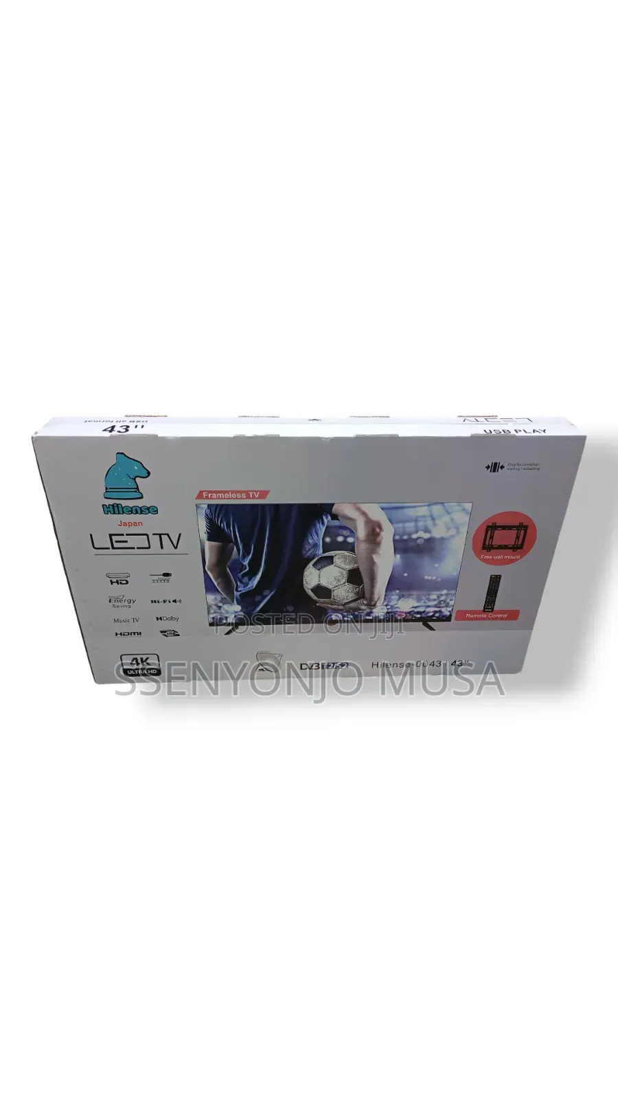 Hilense 43" Led Tv - Frameless Design, Dolby, Uhd Android
