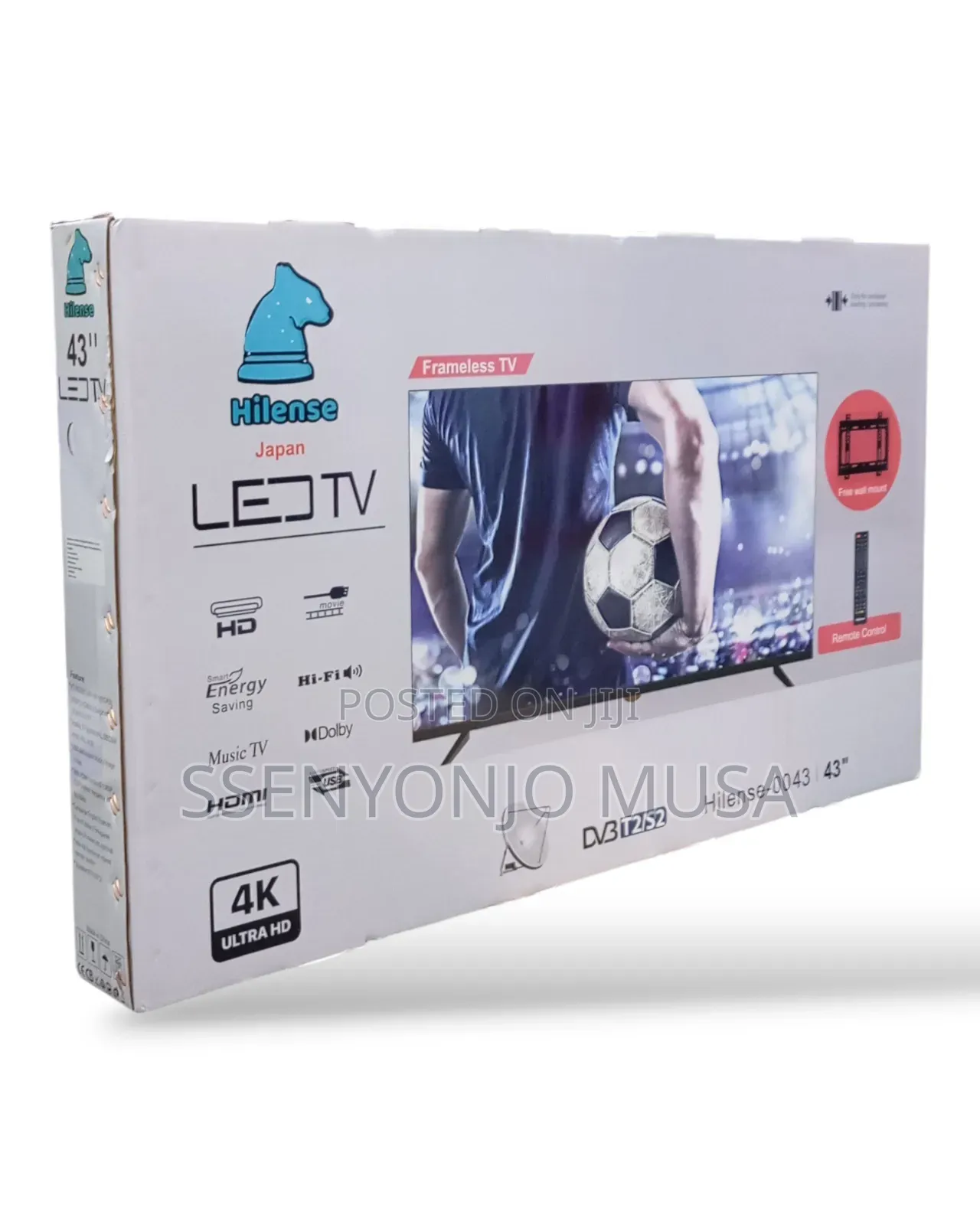Hilense 43" Led Tv - Frameless Design, Dolby, Uhd Android