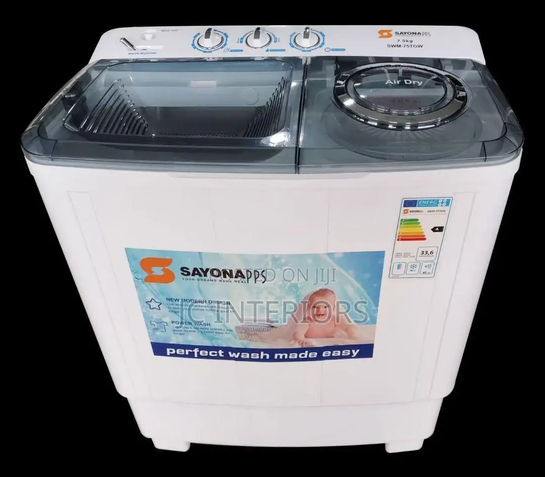 7 KGS Sayona Twin Tub at 580,000 Ugx