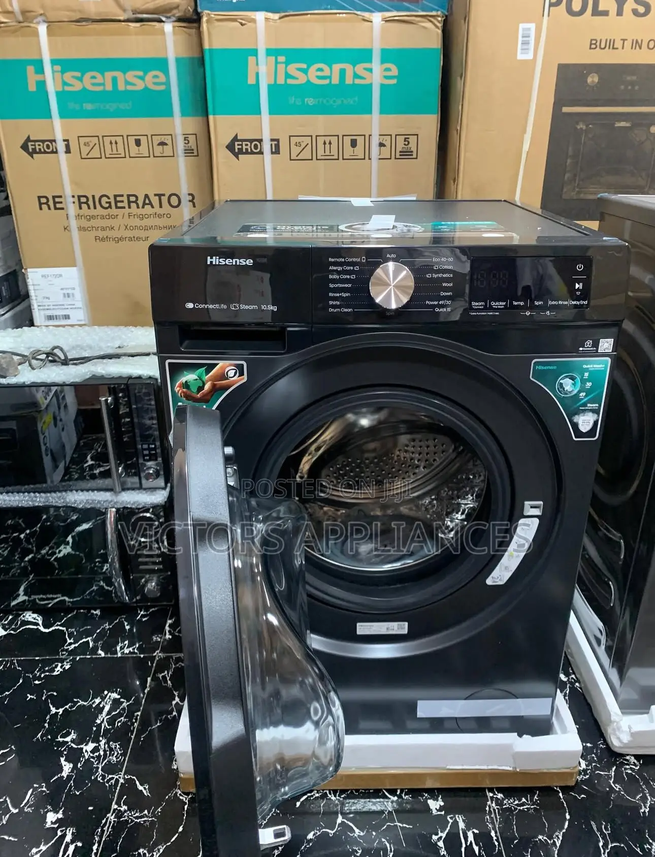 Hisense 10.5kg Frontloader Washing Machine New Model