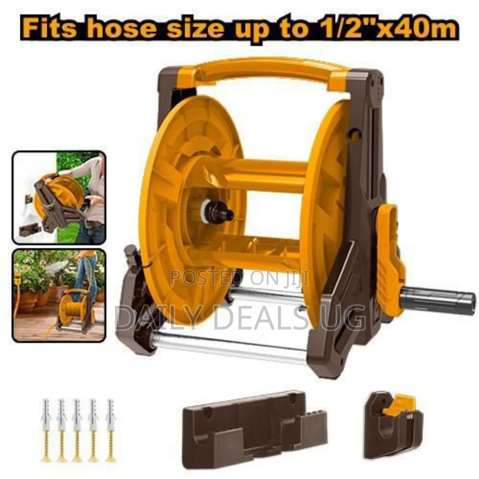 Ingco 1/2inches 40meters Hose Reel for Garden Hhr40122 Ing-Ht