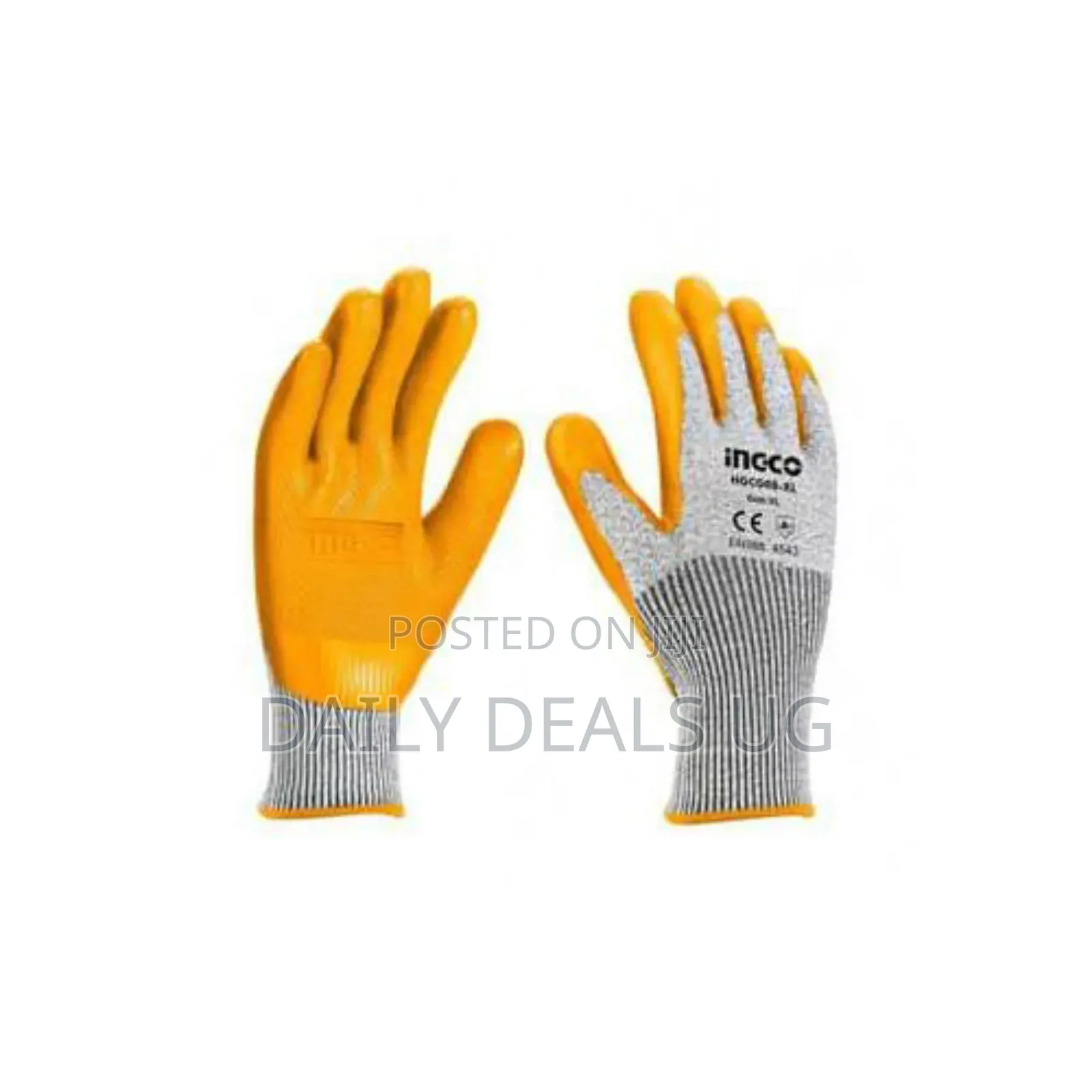 Ingco Resistance Latex Gloves Hgcg08-xl-orange