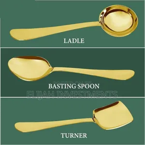 3pcs Stainless Steel Serving Spoons Set