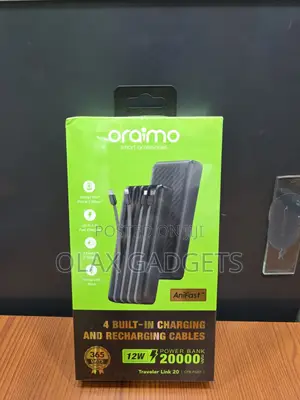 Oraimo 20000mah Oraimo With Attached Charging Cables