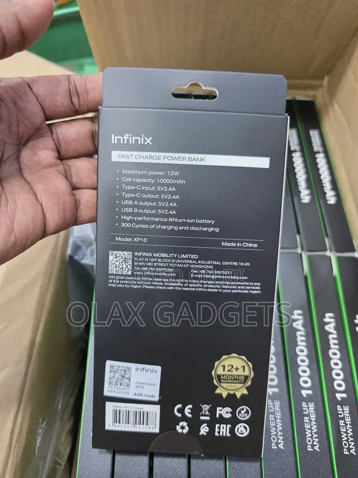 Infinix 10000mah Type-C to C Charging Powerbank